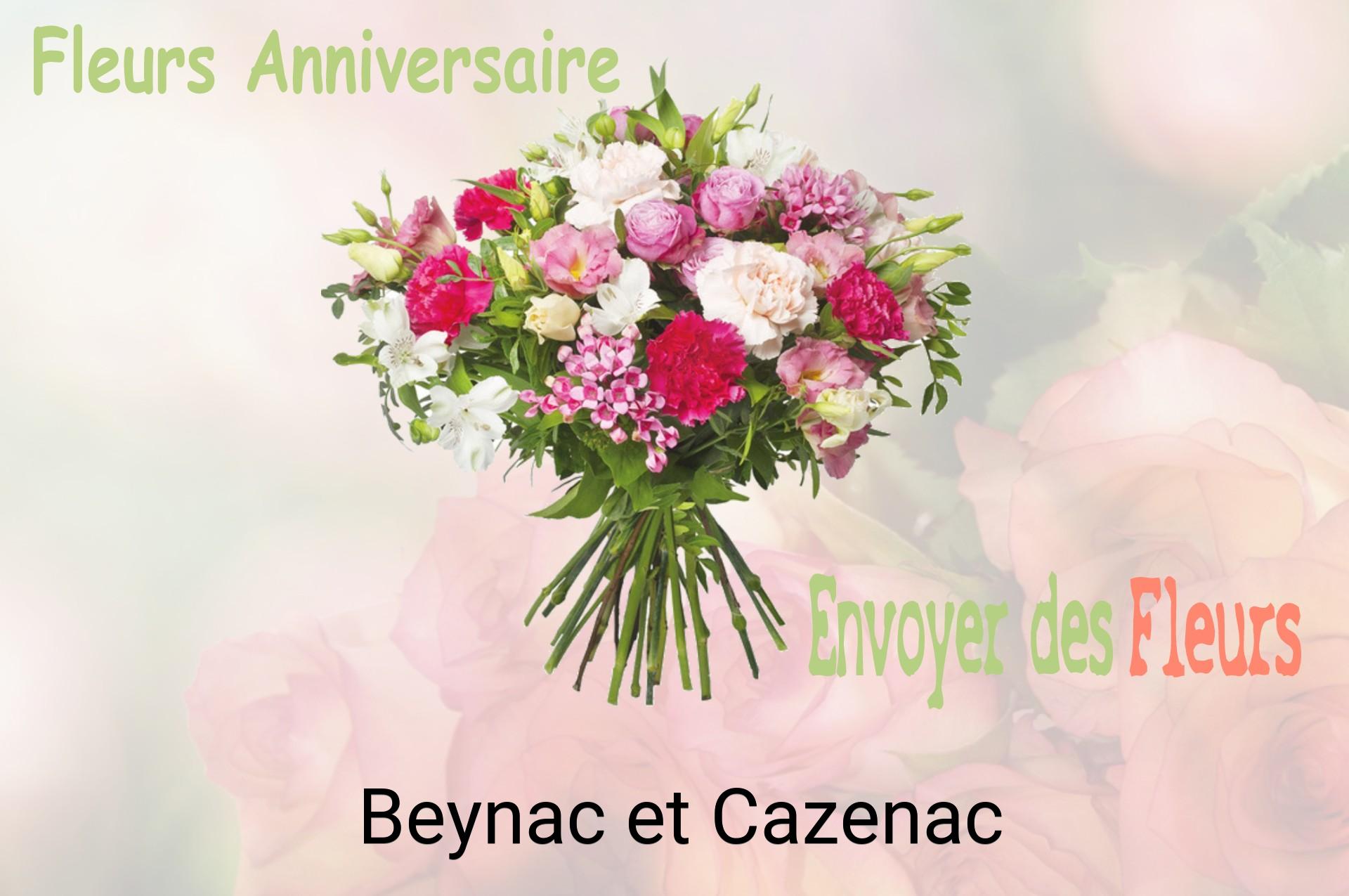 Bouquet de fleurs d’anniversaire livré à Beynac-et-Cazenac