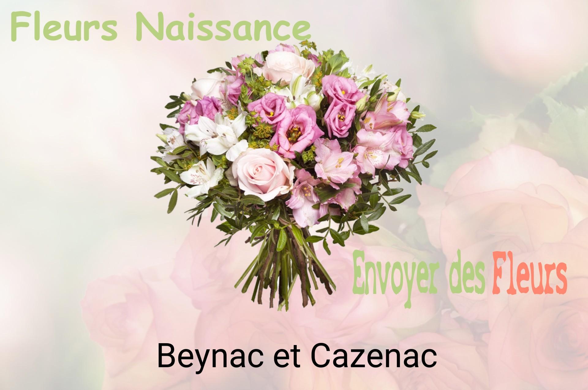 Bouquet de fleurs de naissance livré à Beynac-et-Cazenac
